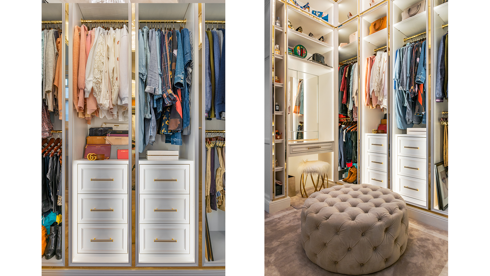 penarth luxury residence walk in wardrobe cabinetry