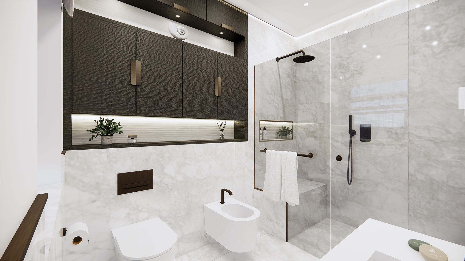 cardiff luxury home guest bedroom en suite shower