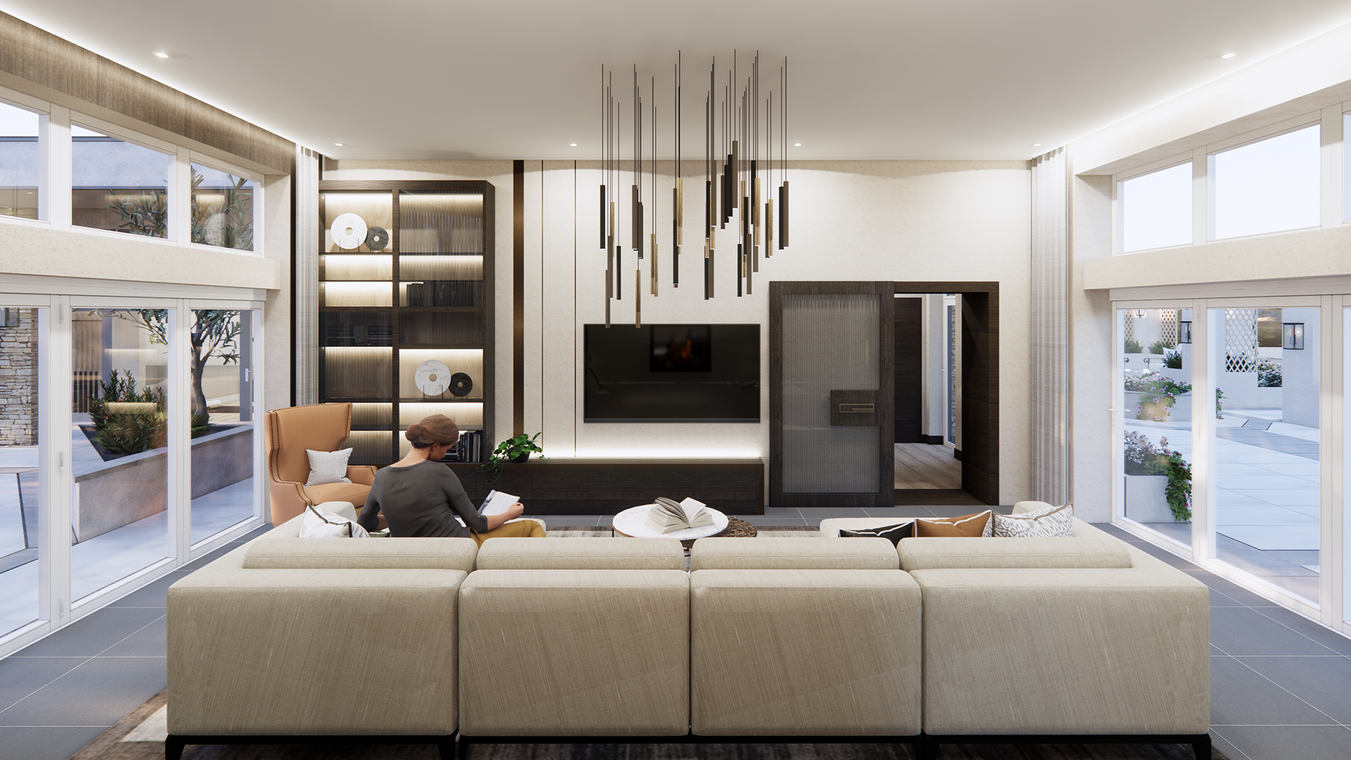 cardiff luxury home informal sitting room